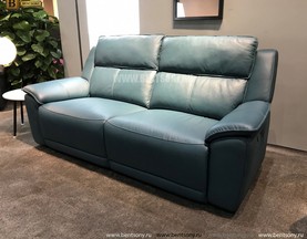 Диван двойной Триджиано (Реклайнеры, Натуральная Кожа) каталог с ценами